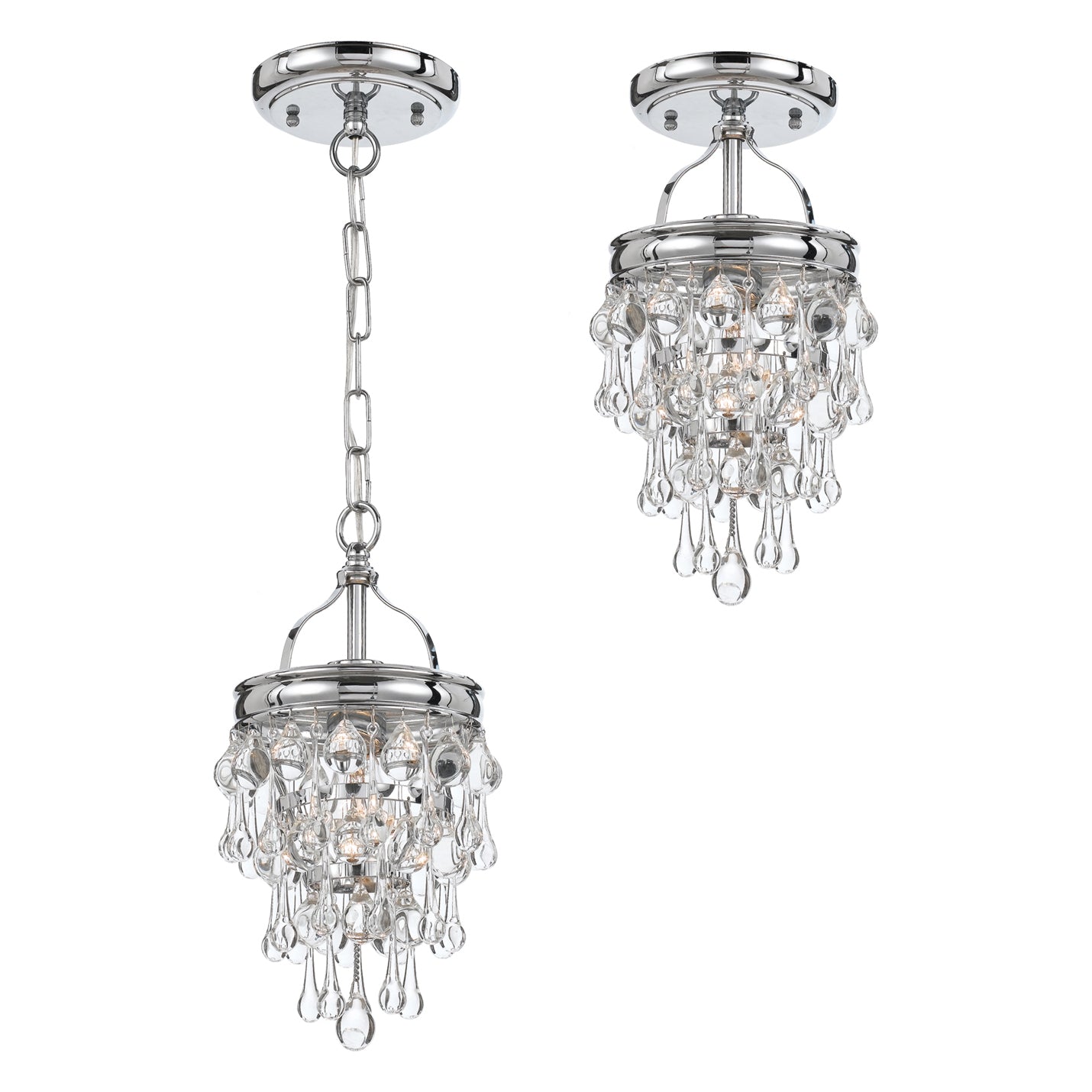 Crystorama Calypso 1-Light Mini Chandelier