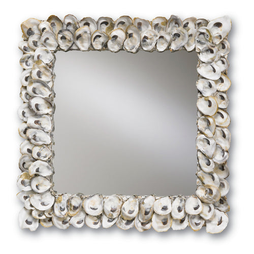 Currey & Co Oyster Shell Wall Mirror