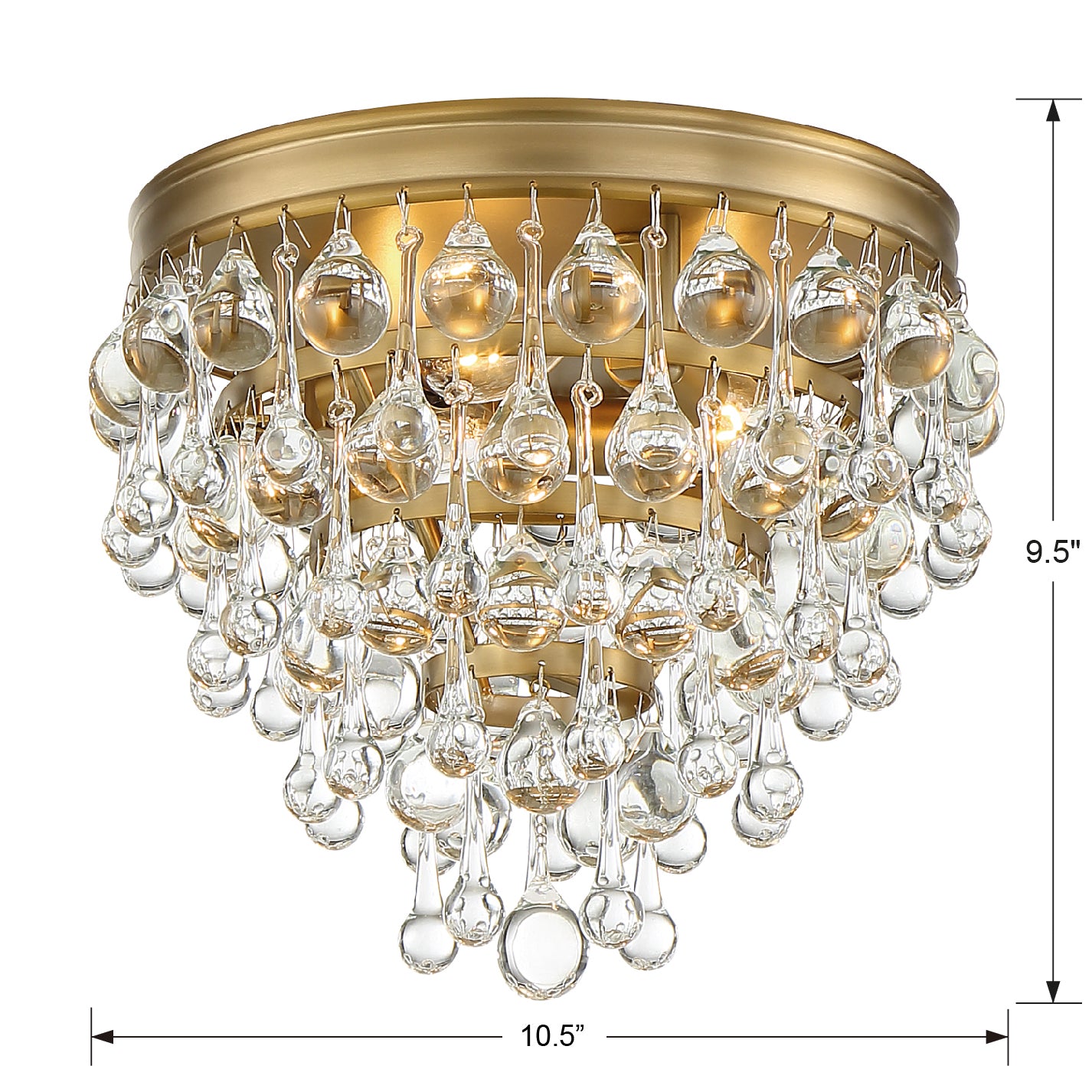 Crystorama Calypso 135 Flush Ceiling Mount