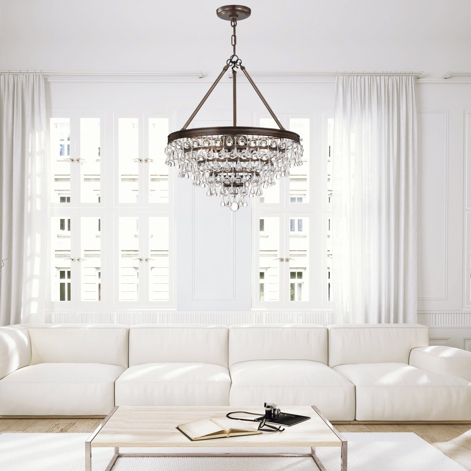Crystorama Calypso 136 6-Light Chandelier