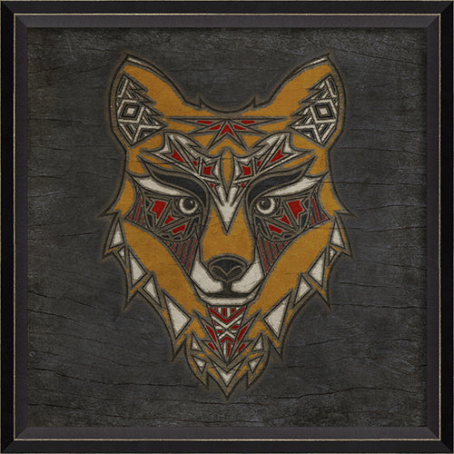 Fox Totem Framed Print