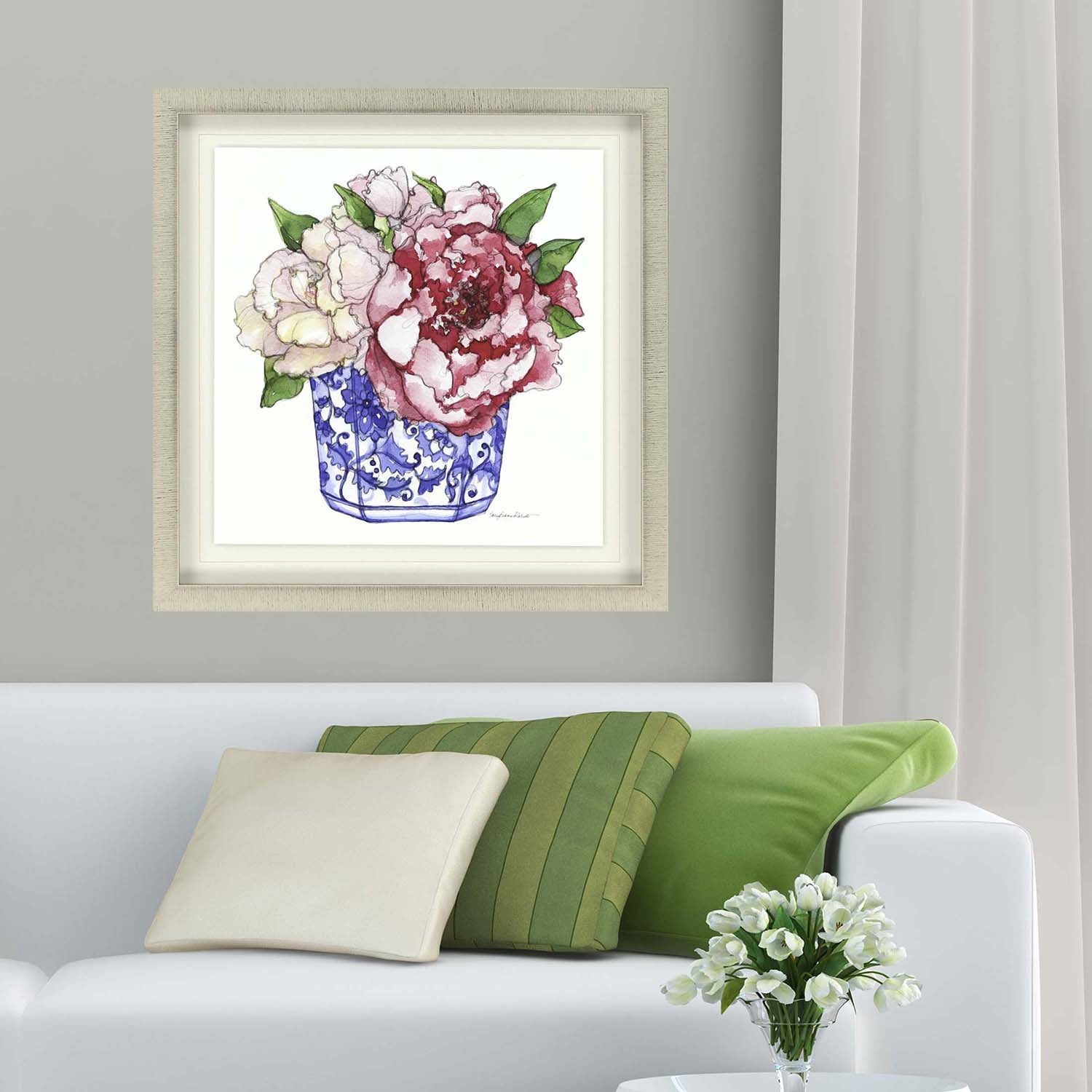 Roberts Pretty Petals IV Framed Art