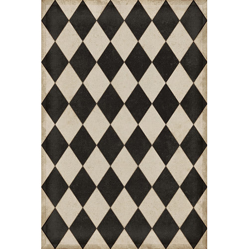 Diamonds - Edward Vinyl Floorcloth