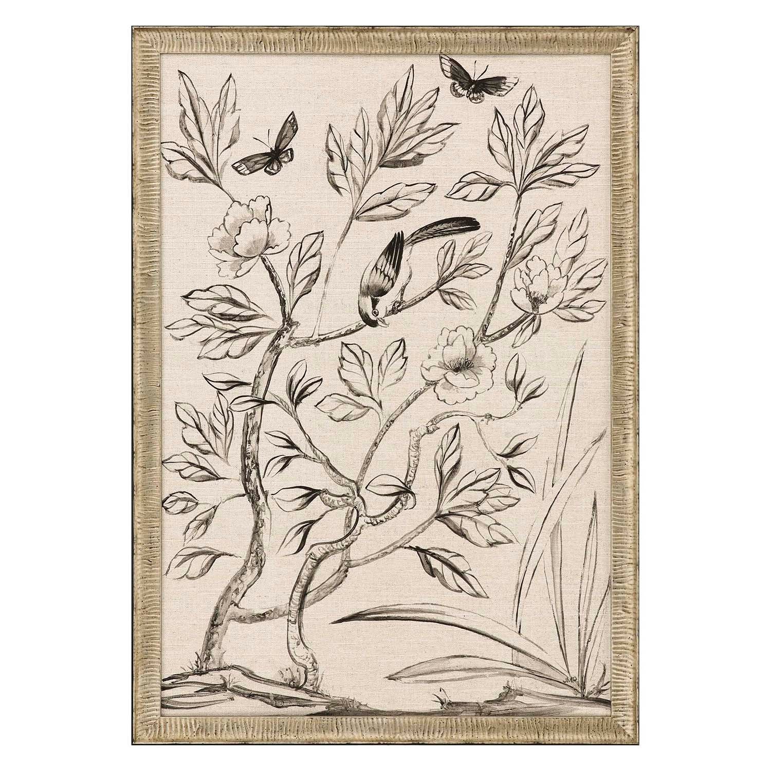 Purinton Shimmering Garden II Framed Art