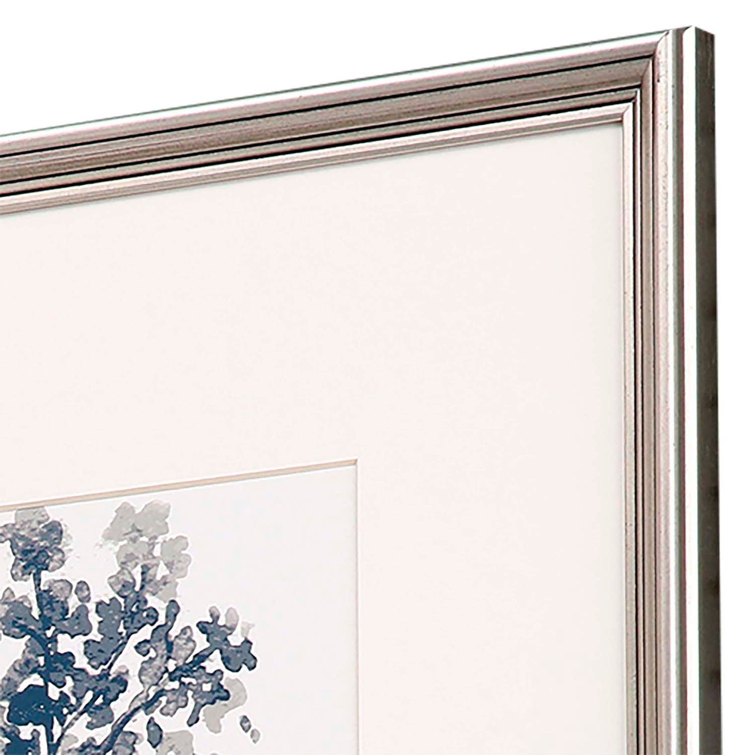 Inspire Studio Slate Trees Framed Art Set of 4