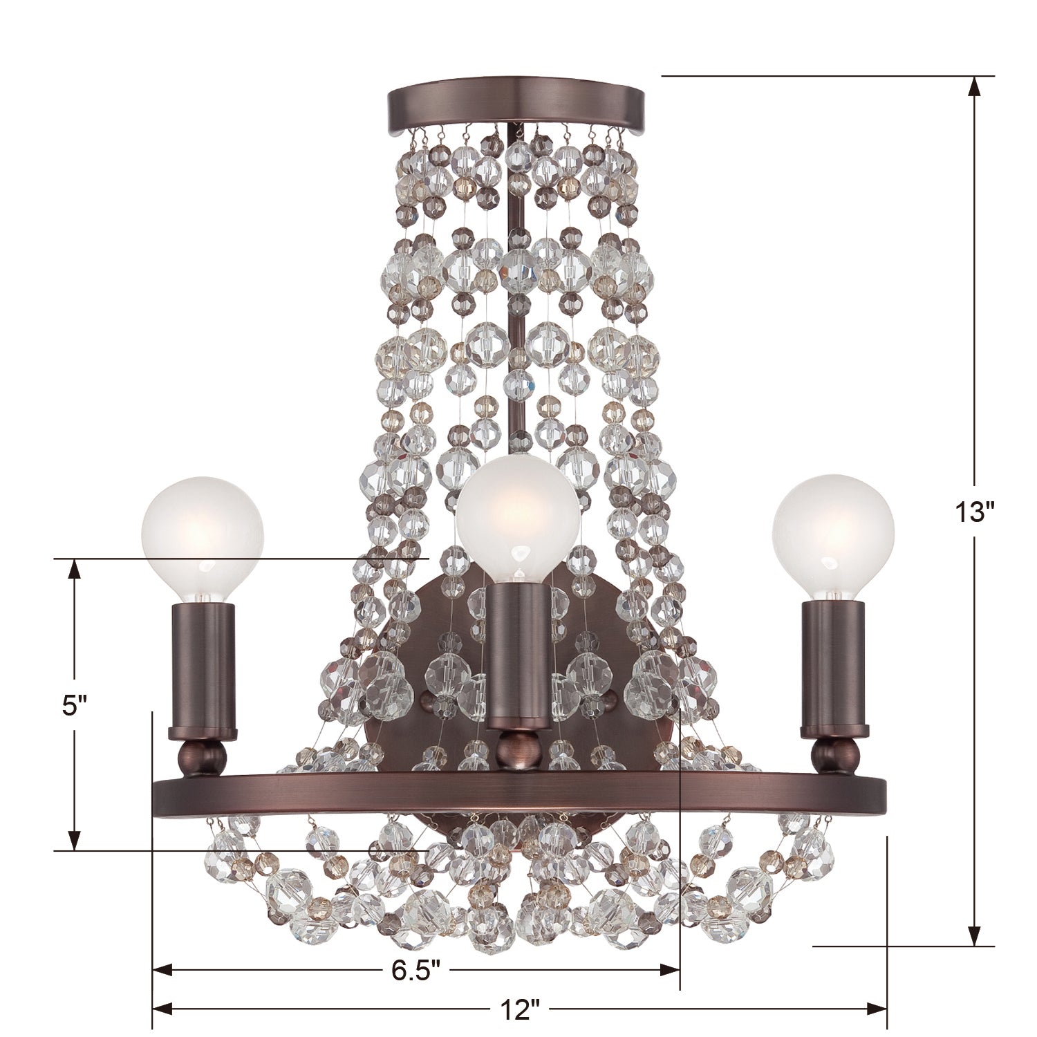 Crystorama Channing Wall Sconce
