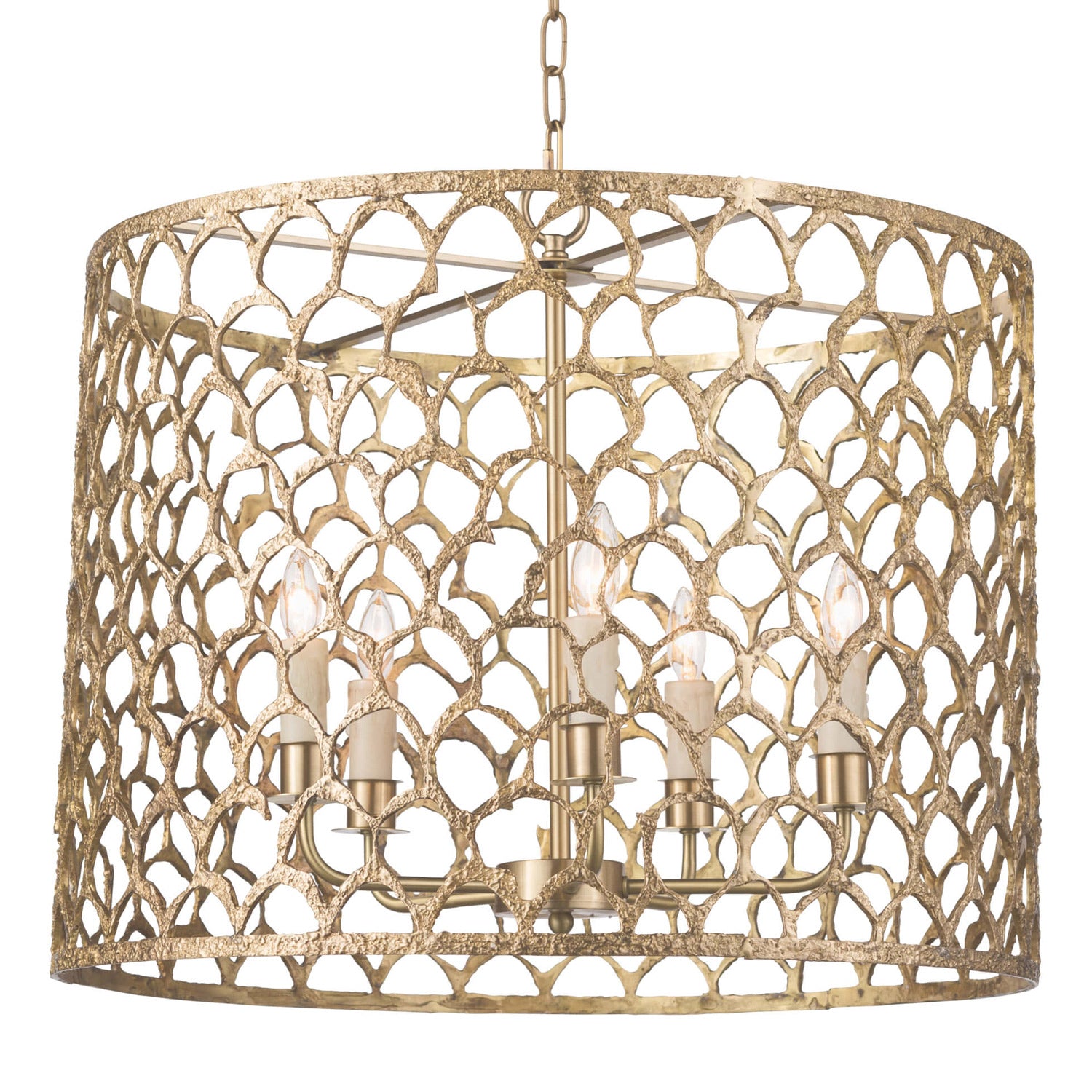 Regina Andrew Cabana Brass Chandelier
