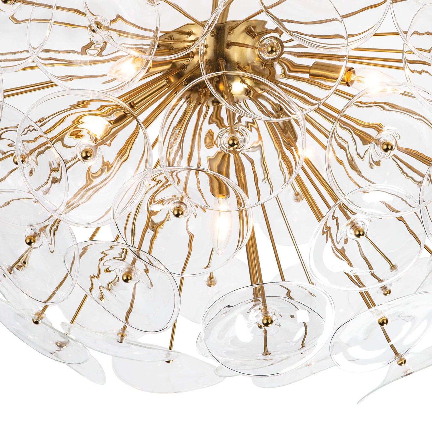 Regina Andrew Poppy Glass Semi Flush Mount