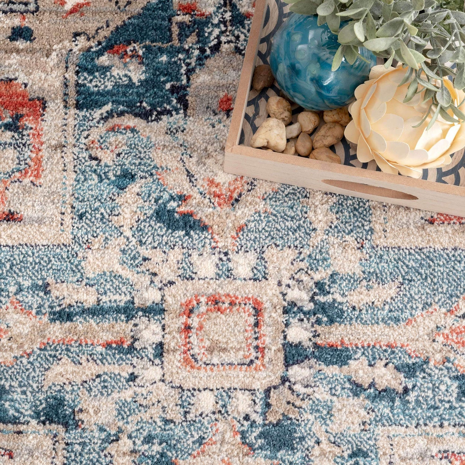 Jasper Medallion Machine Made Rug