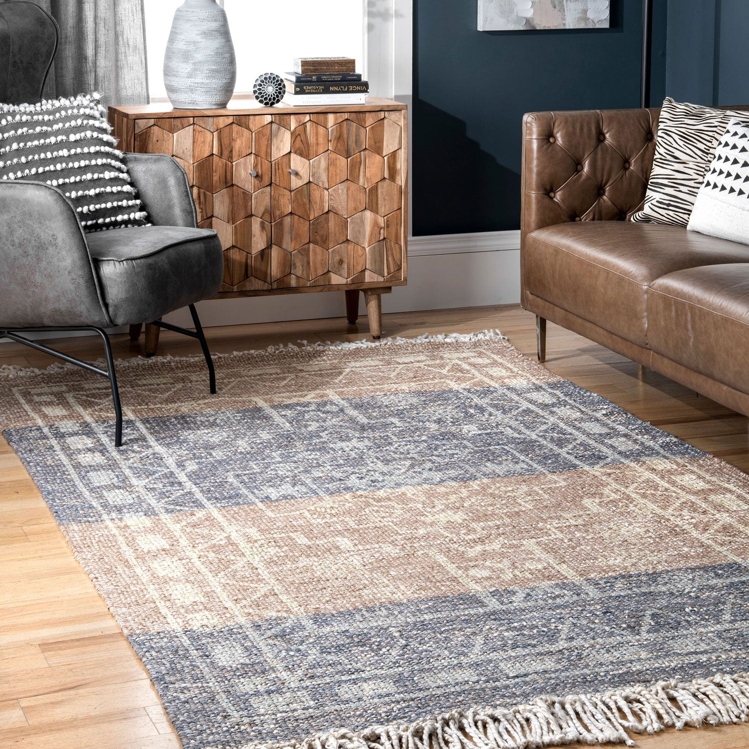 Wolffe Tribal Hand Woven Rug