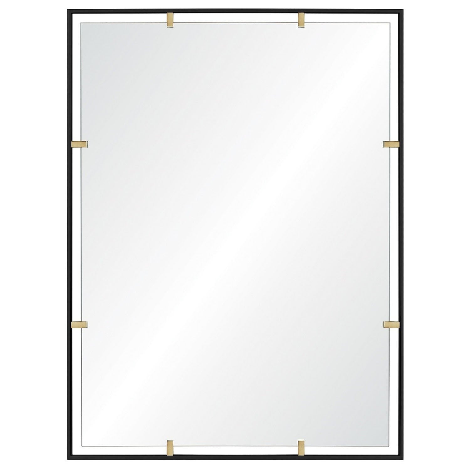 Mirror Home Rectangle Patten Clip Wall Mirror