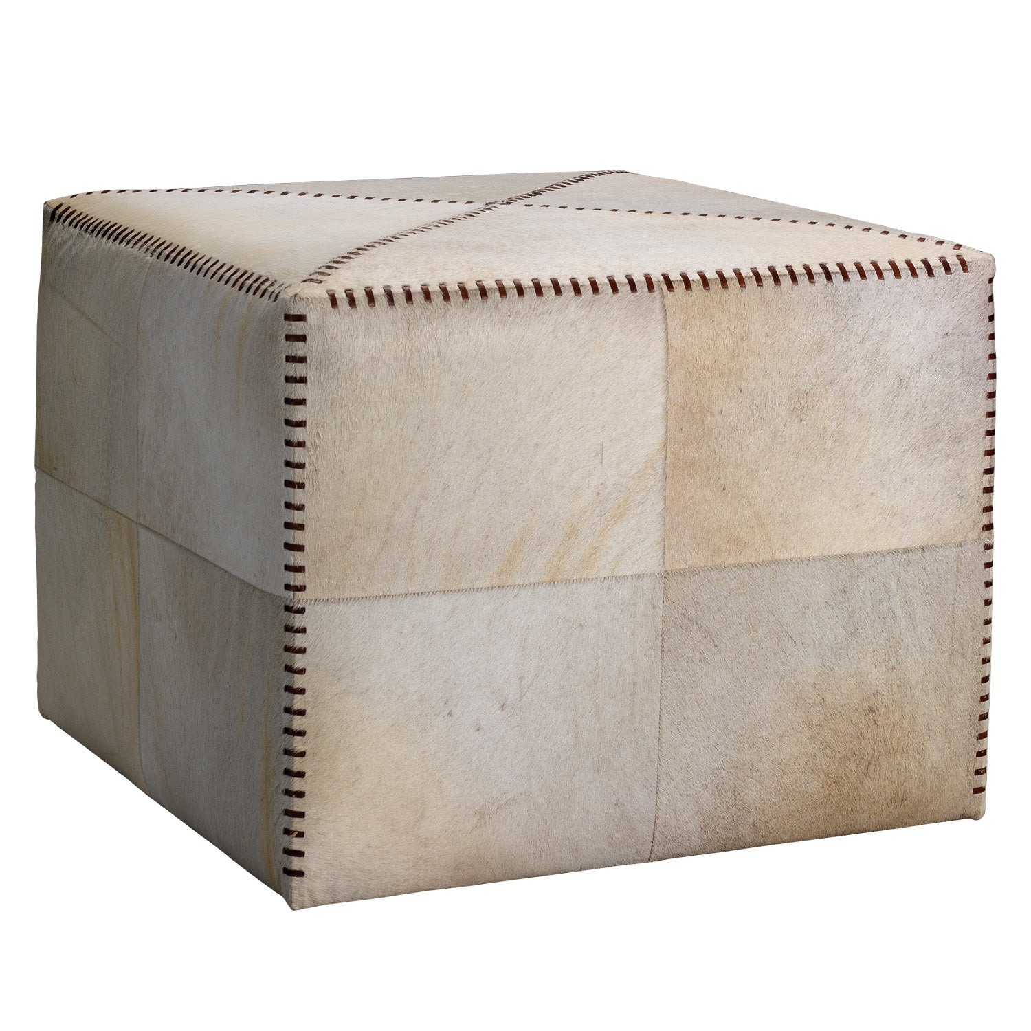 Jamie Young Hide Ottoman