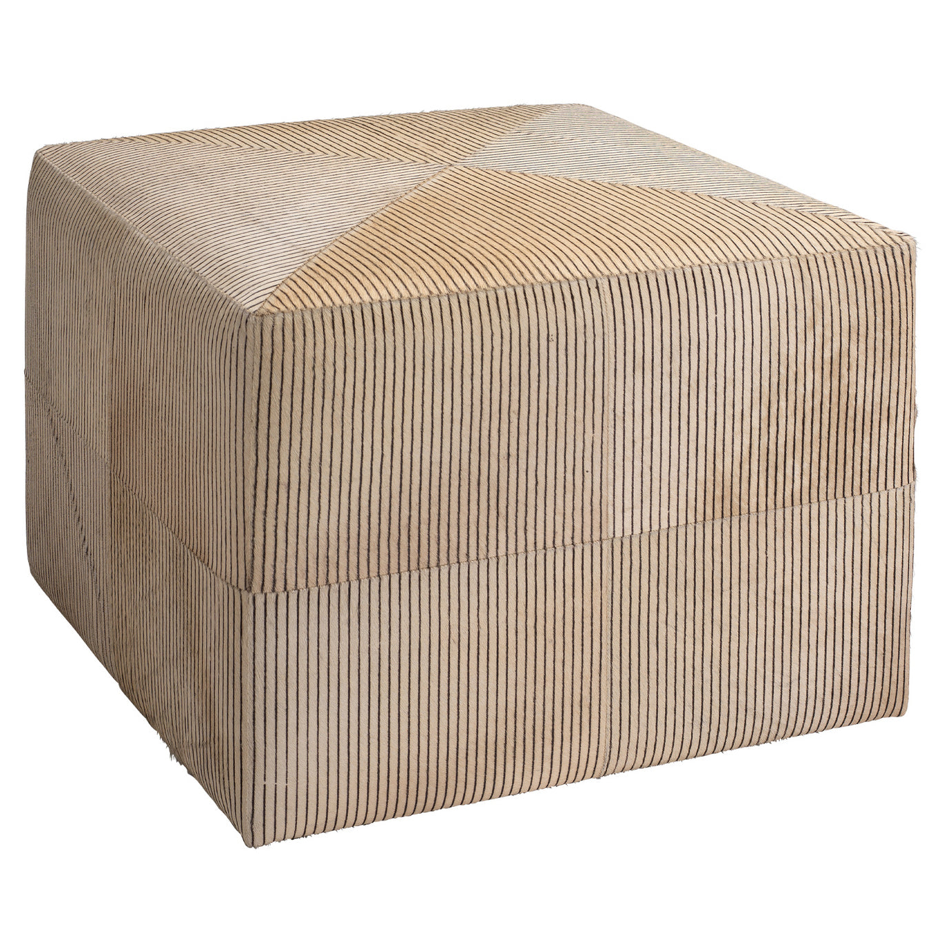 Jamie Young Pinstriped Ottoman