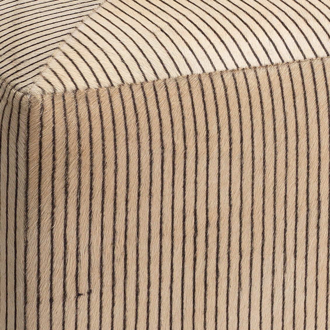 Jamie Young Pinstriped Ottoman