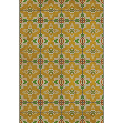 Pattern 33 - Bright & Early Vinyl Floorcloth