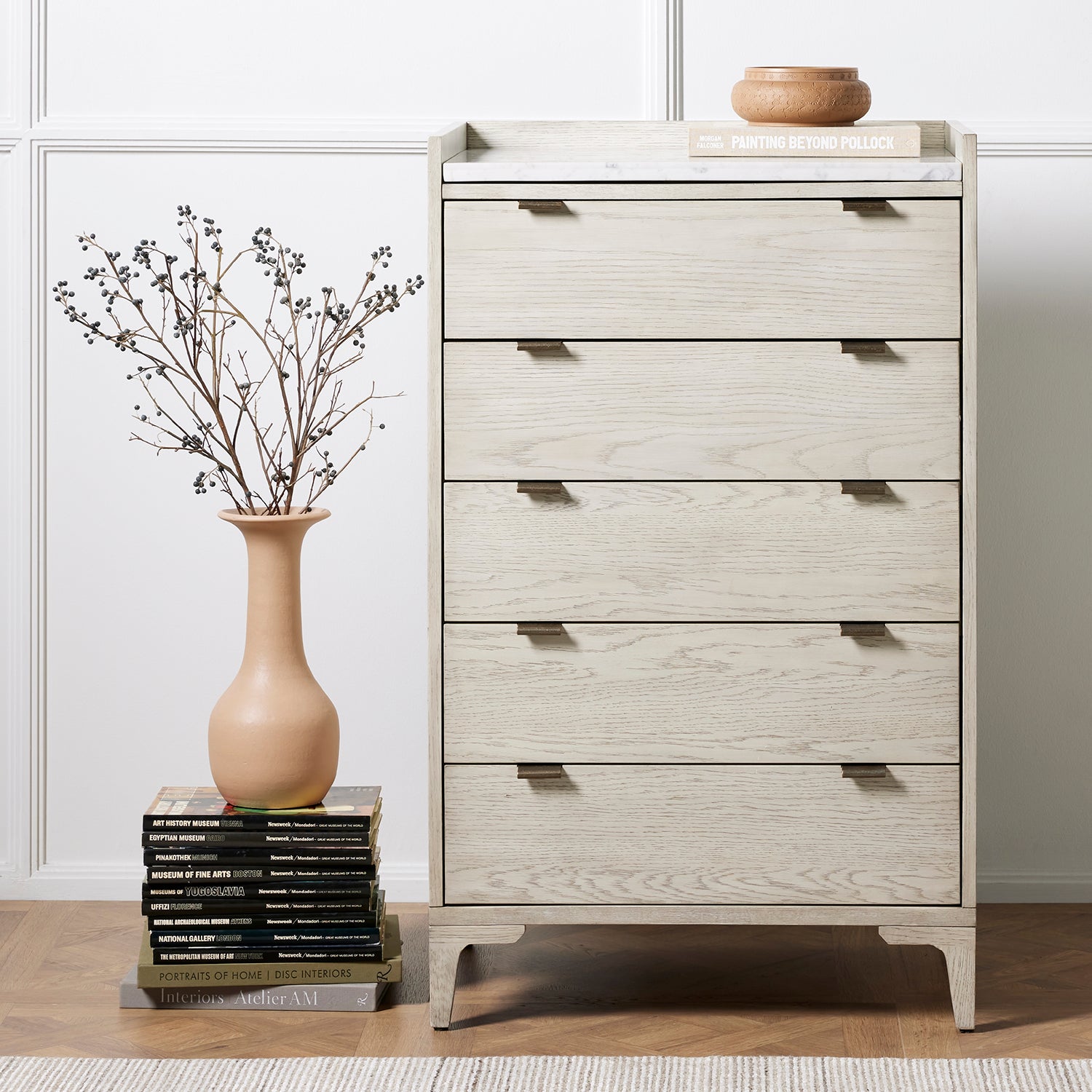four hands dresser Four Hands Viggo Tall Drawer Dresser
