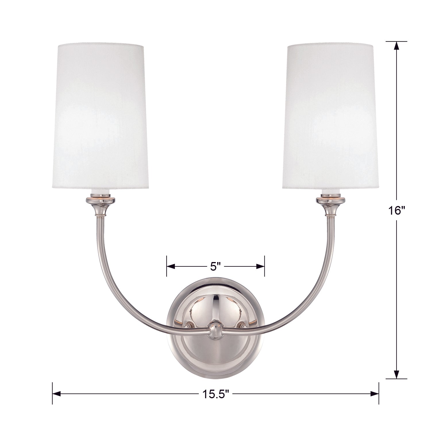 Libby Langdon For Crystorama Sylvan 2-Light Wall Sconce