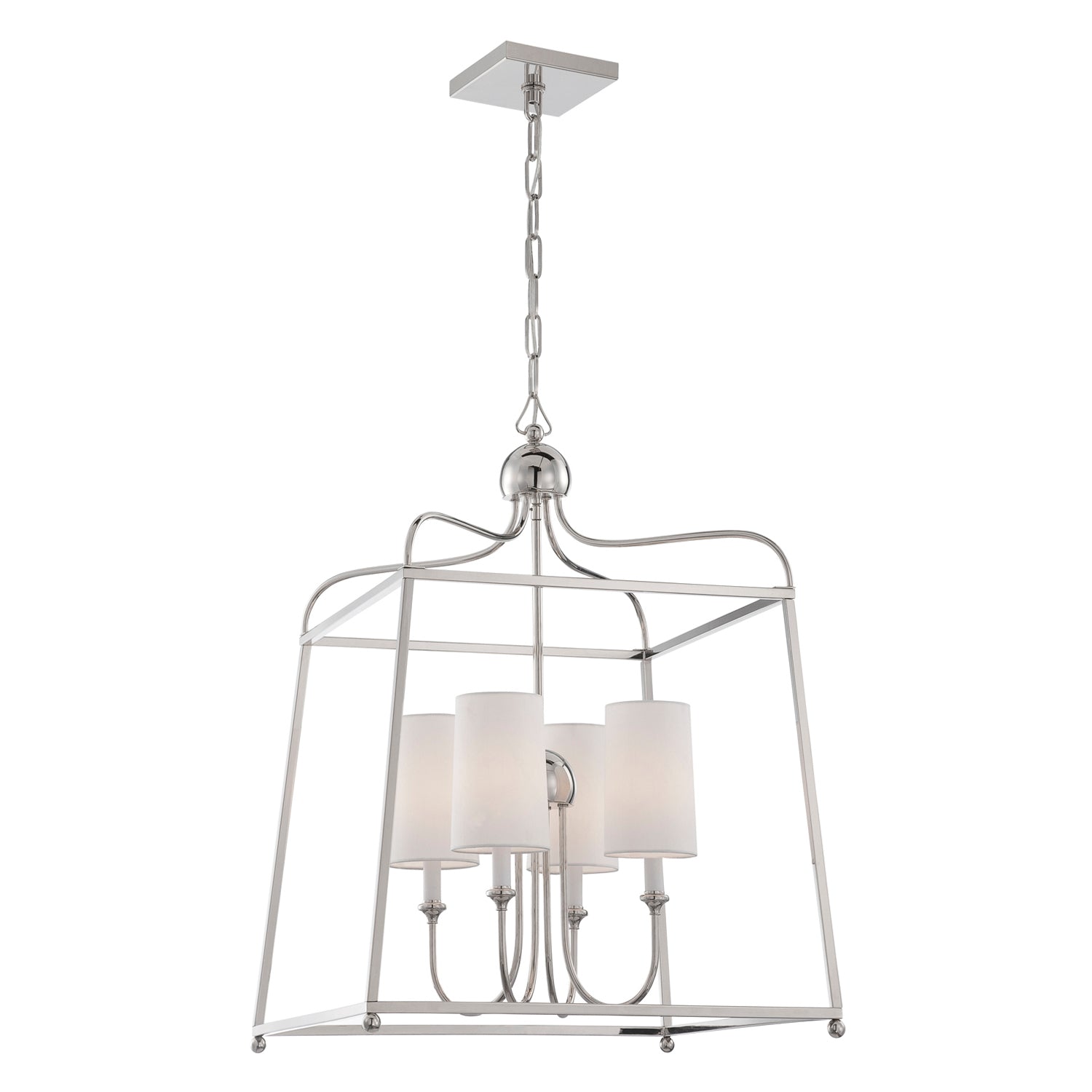 Libby Langdon For Crystorama Sylvan Shade 2244 4-Light Chandelier