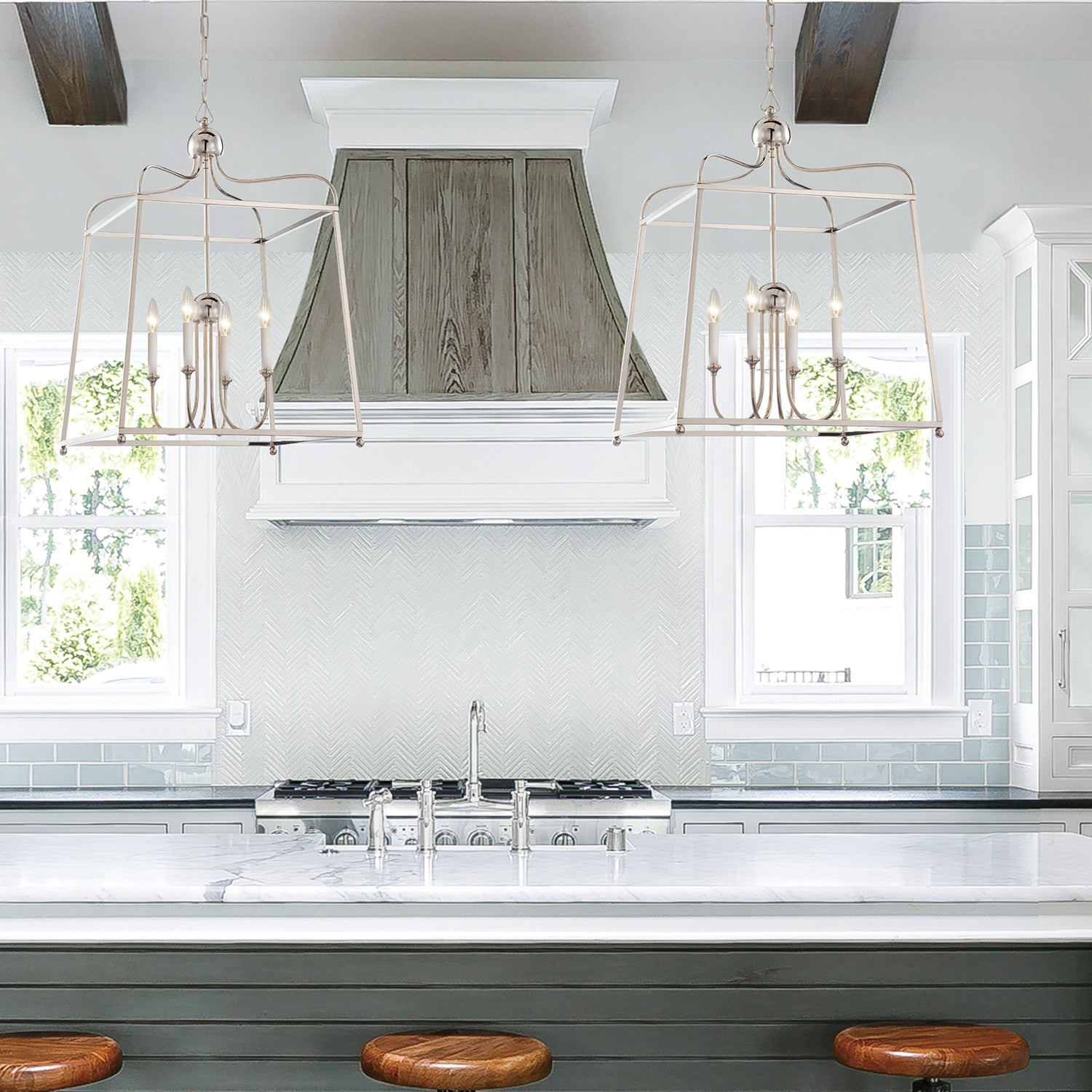 Libby Langdon For Crystorama Sylvan 2244 4-Light Chandelier