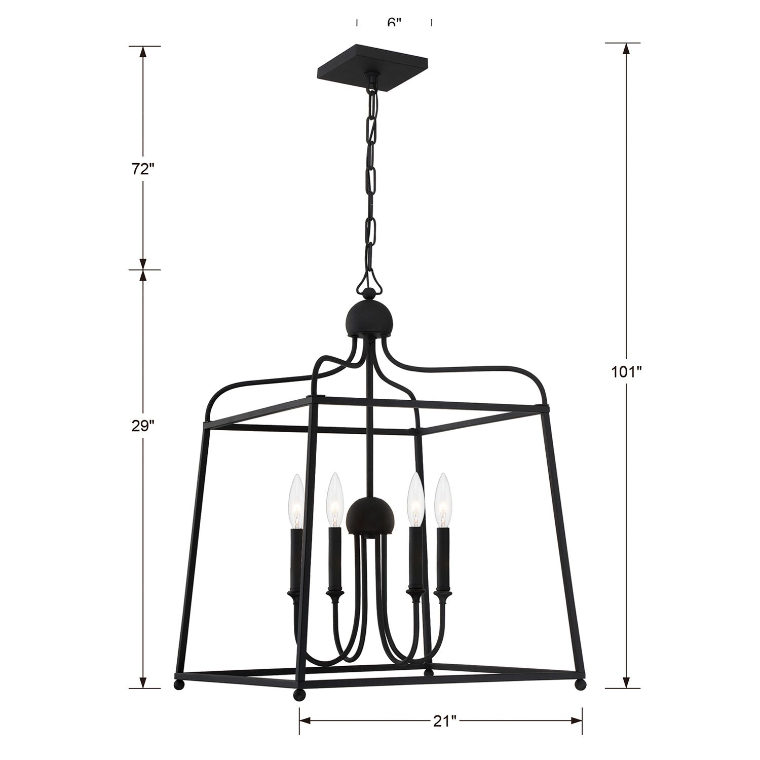 Libby Langdon For Crystorama Sylvan 2244 4-Light Chandelier