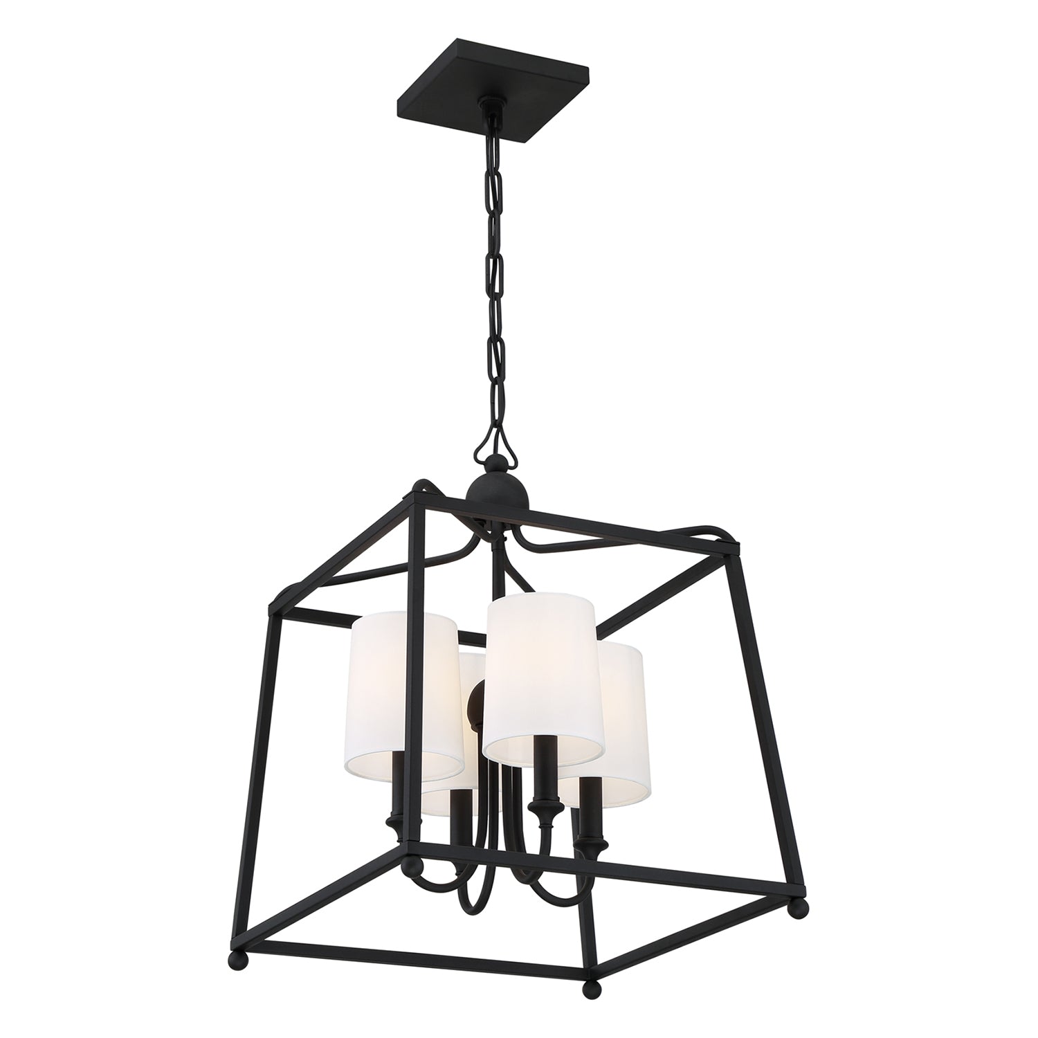 Libby Langdon For Crystorama Sylvan Shade 2245 4-Light Chandelier