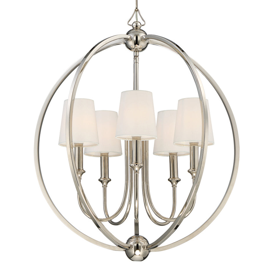 Libby Langdon For Crystorama Sylvan Shade 5-Light Chandelier