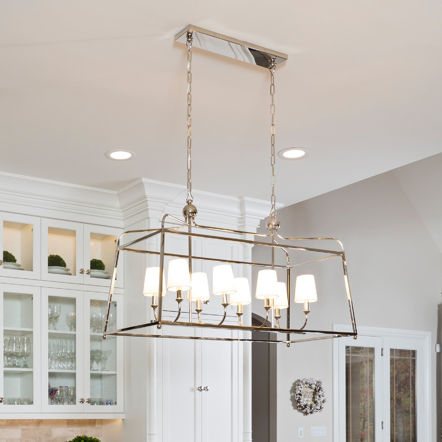 Libby Langdon For Crystorama Sylvan Linear Shade Chandelier
