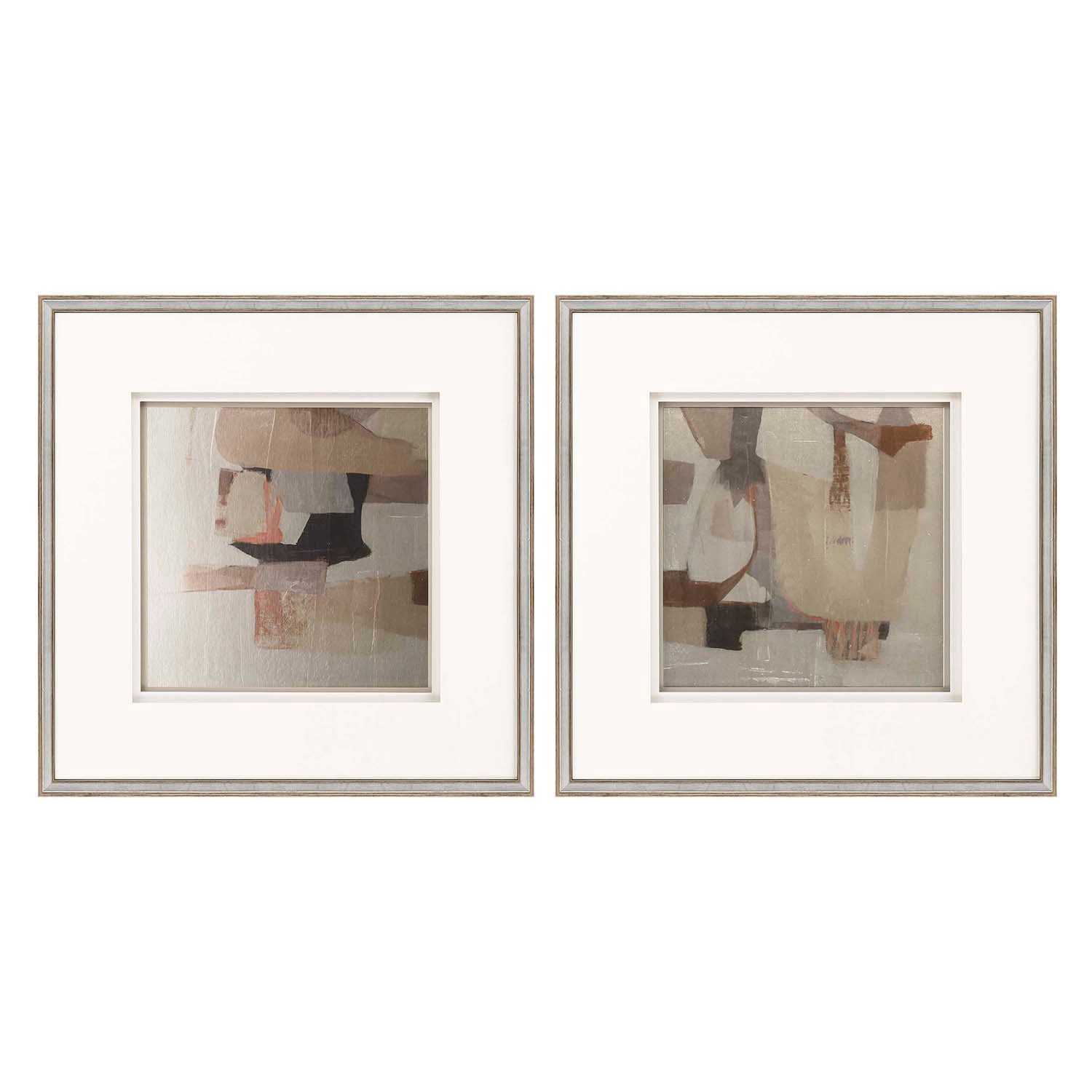 Burris Silver Shadows I Framed Art Set of 2