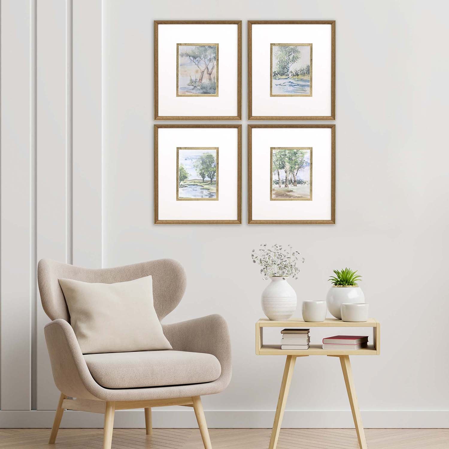 Jardine Along the Way I Framed Art Set of 4