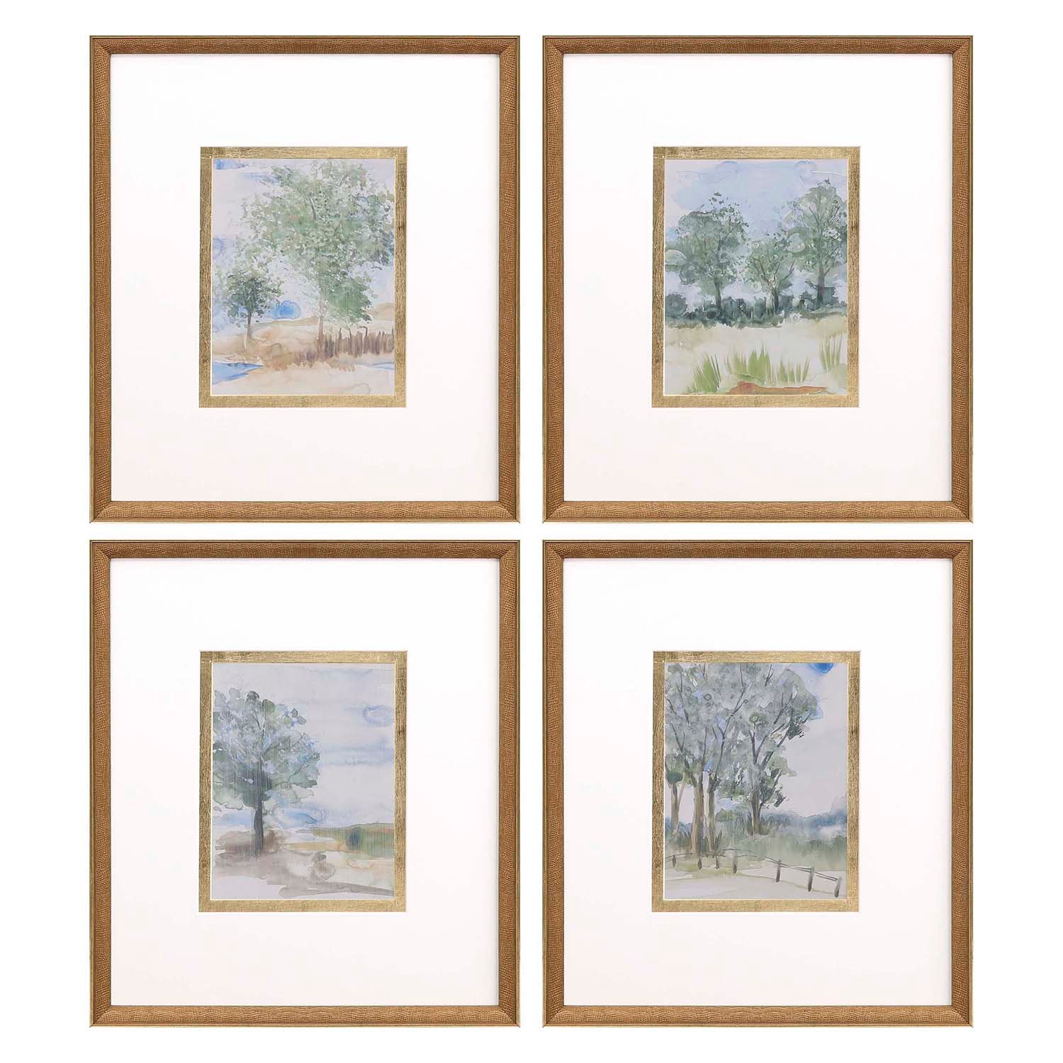 Jardine Along the Way II Framed Art Set of 4