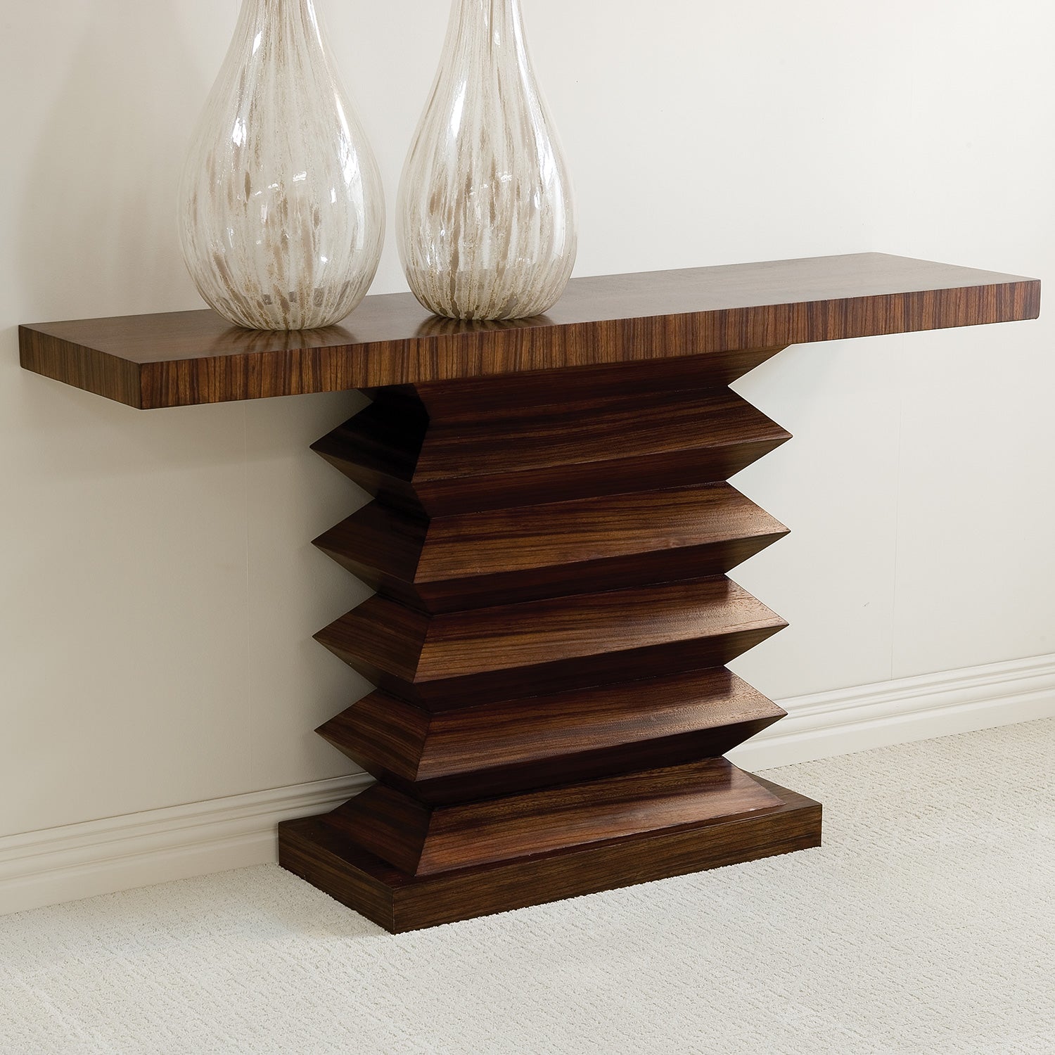 Global Views Zig Zag Console Table