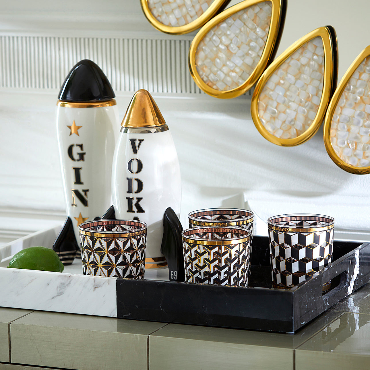 Jonathan Adler Gin Rocket Decanter