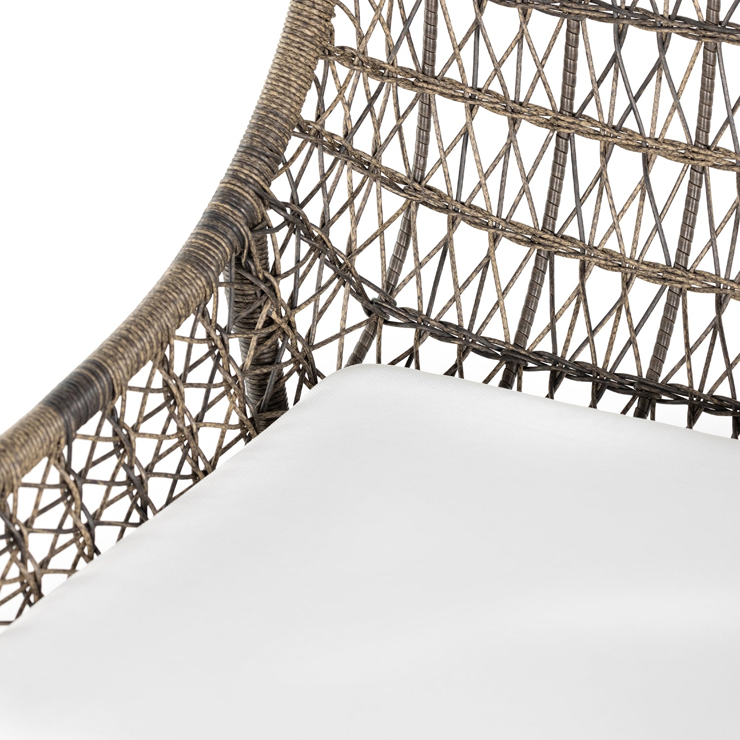 Four Hands Bandera Cushion Low Arm Outdoor Dining Chair Set of 2