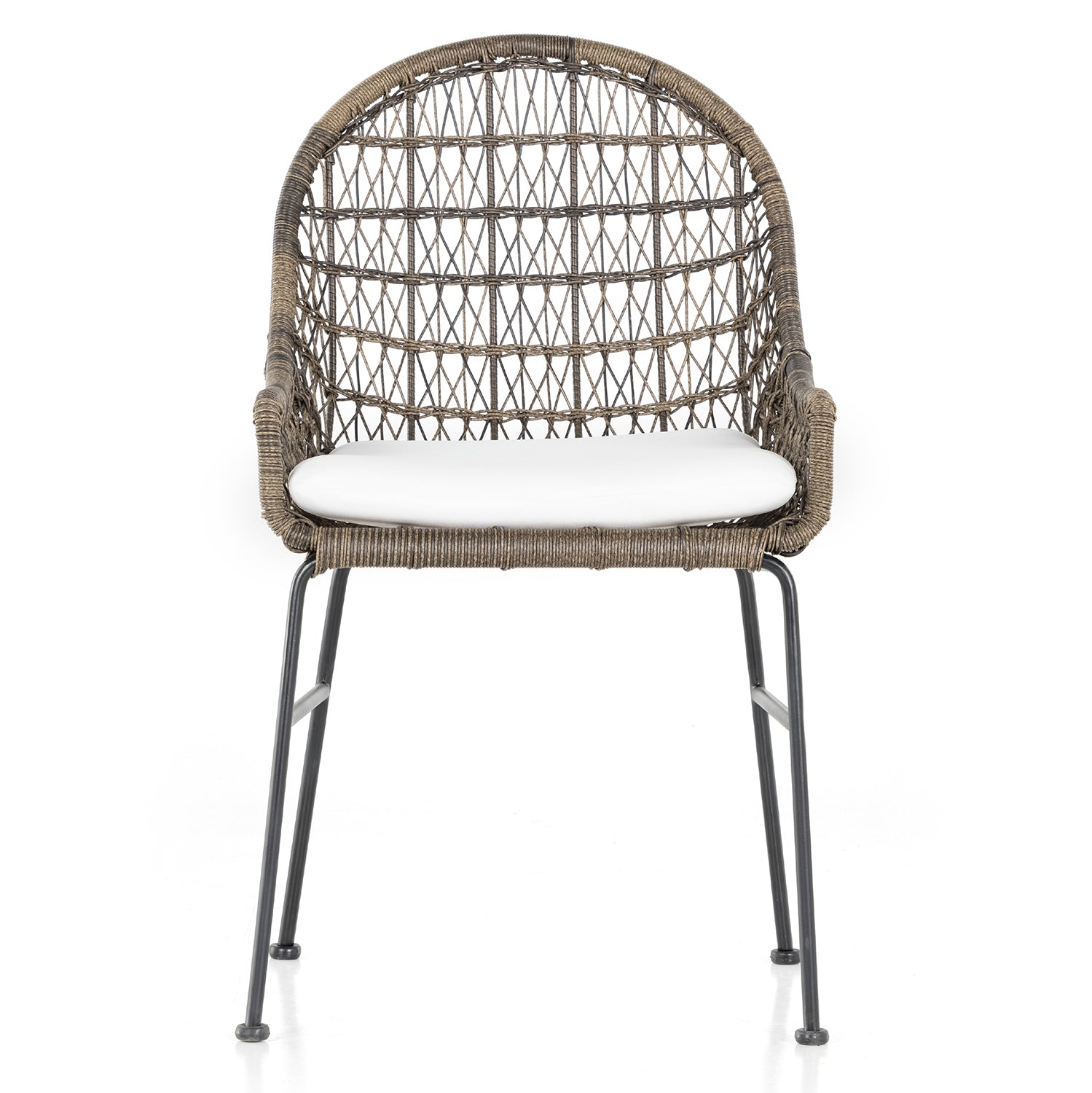 Four Hands Bandera Cushion Low Arm Outdoor Dining Chair Set of 2