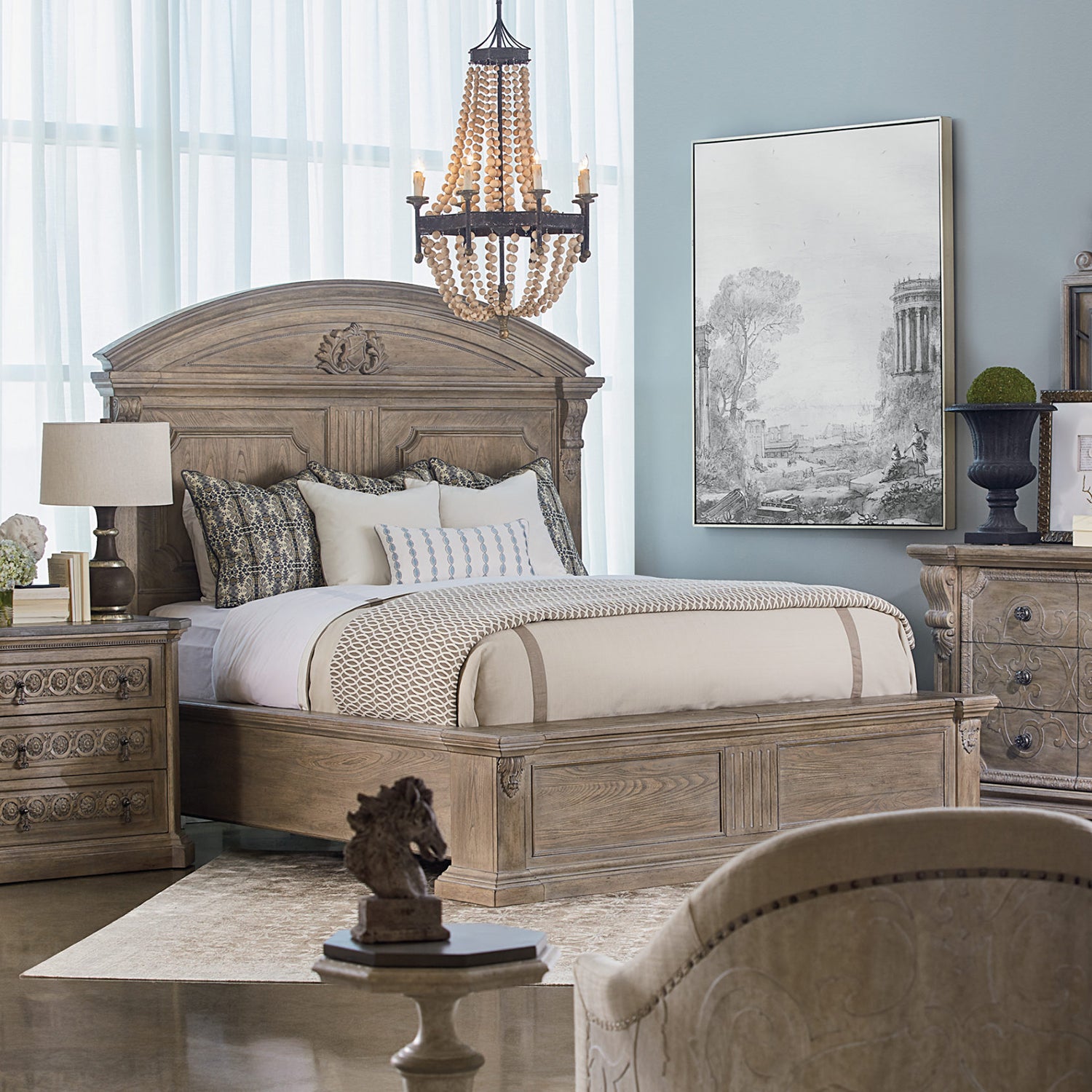 A.R.T. Furniture Arch Salvage Chambers Panel Bed