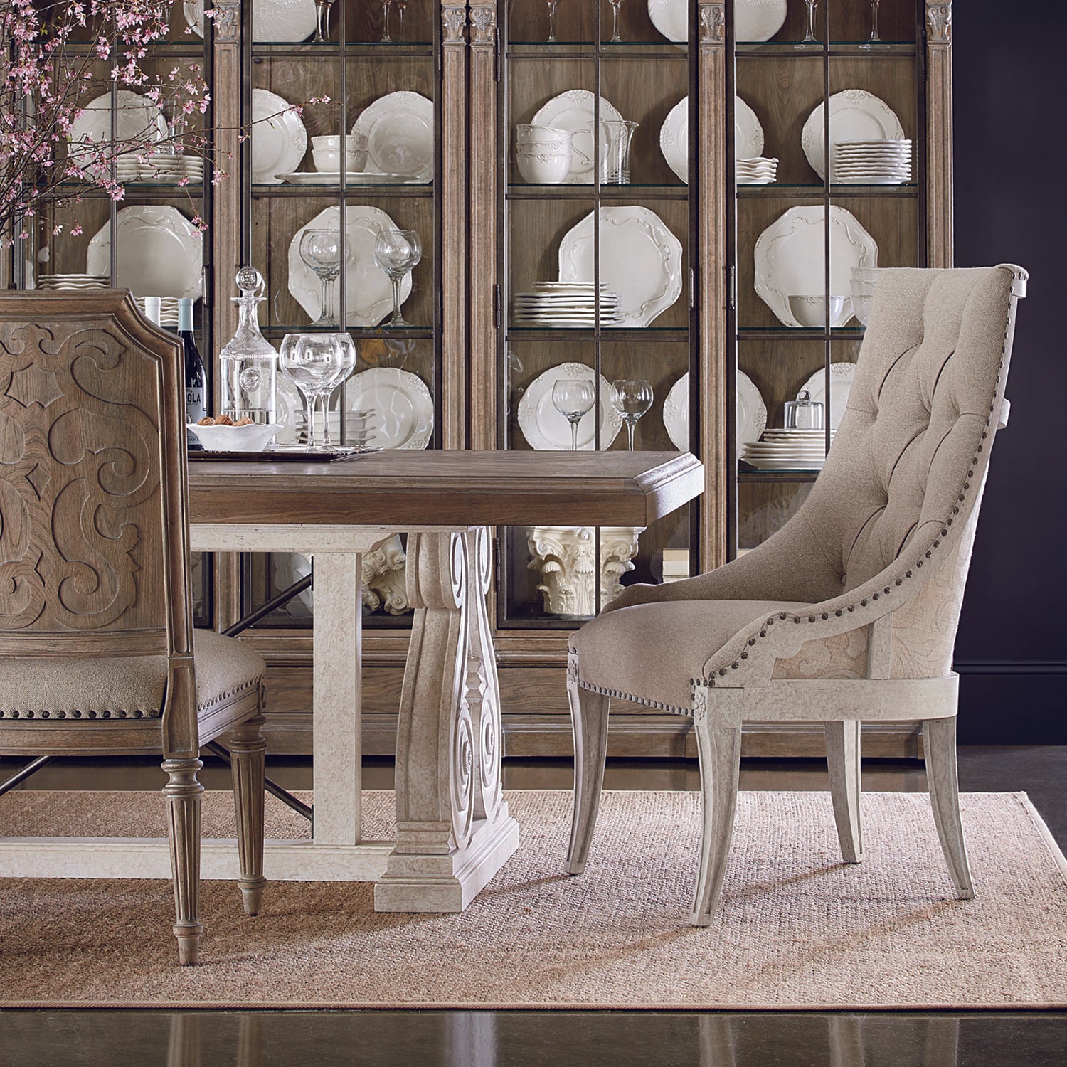 A.R.T. Furniture Arch Salvage Reeves Host Chair Set of 2