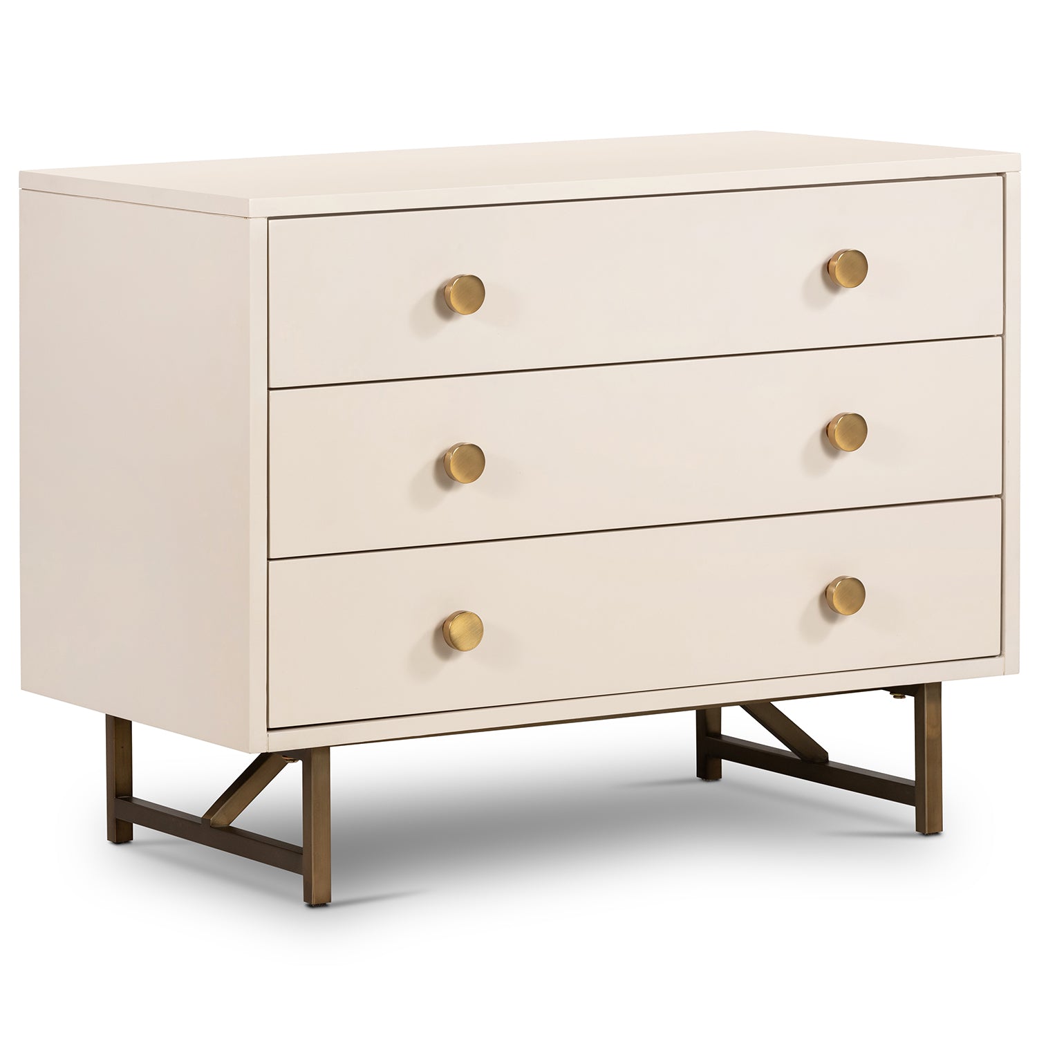 gold 70's dress Rebecca Bedroom Collection in White & Gold – Cosmos Furniture main image 1