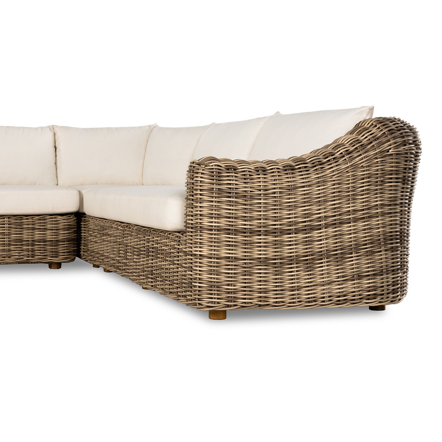 Four Hands Messina Outdoor 3 Piece Sectional Sofa