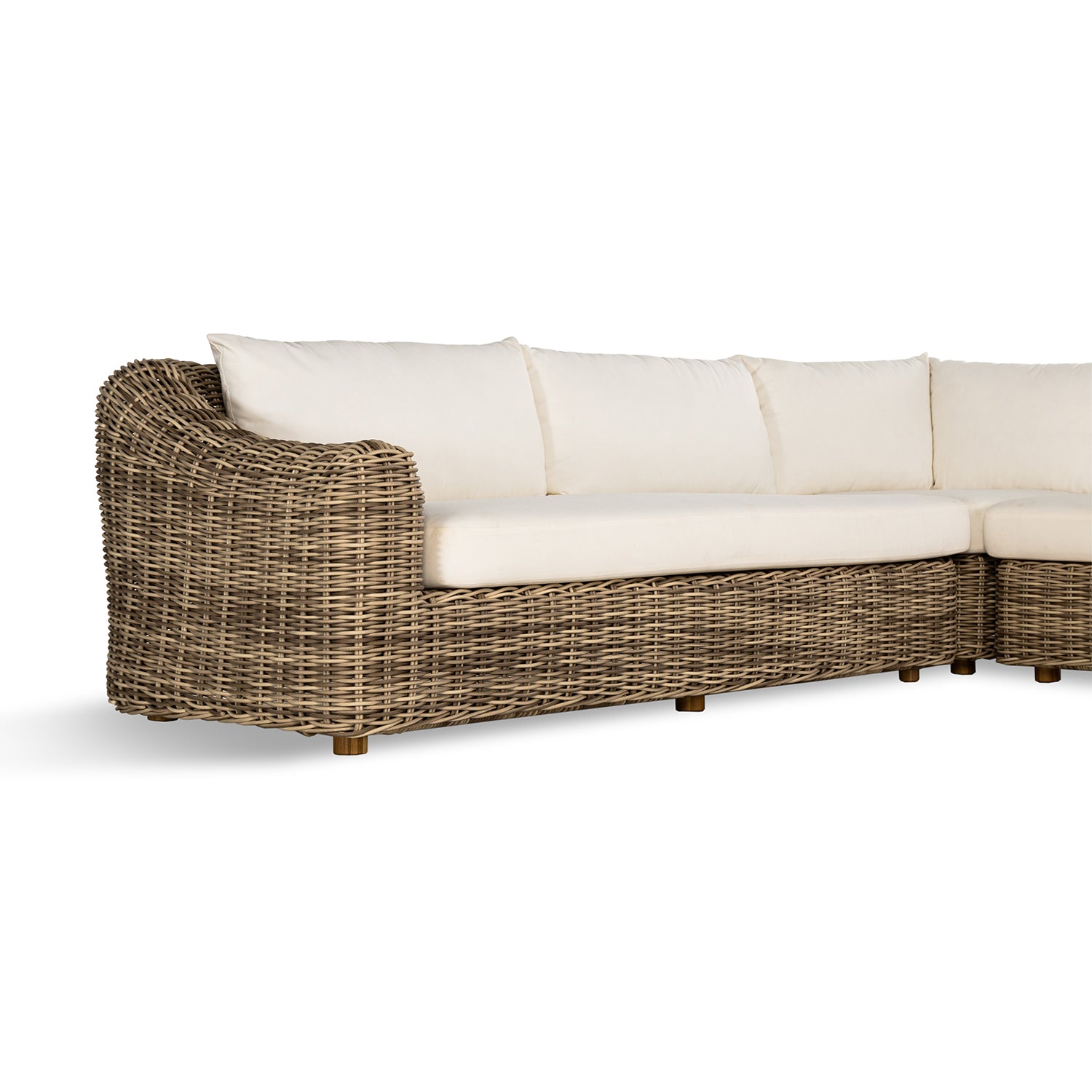 Four Hands Messina Outdoor 3 Piece Sectional Sofa