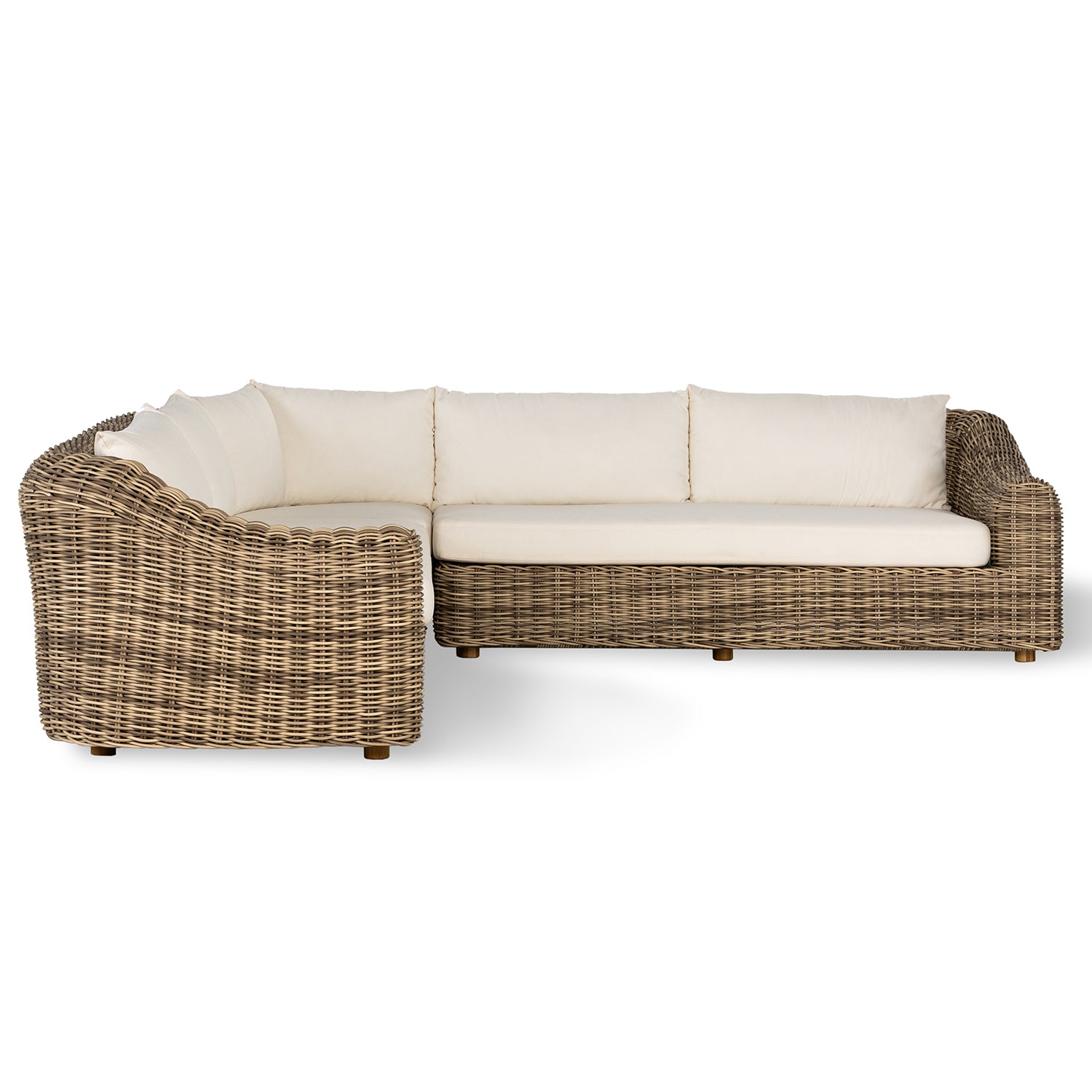 Four Hands Messina Outdoor 3 Piece Sectional Sofa