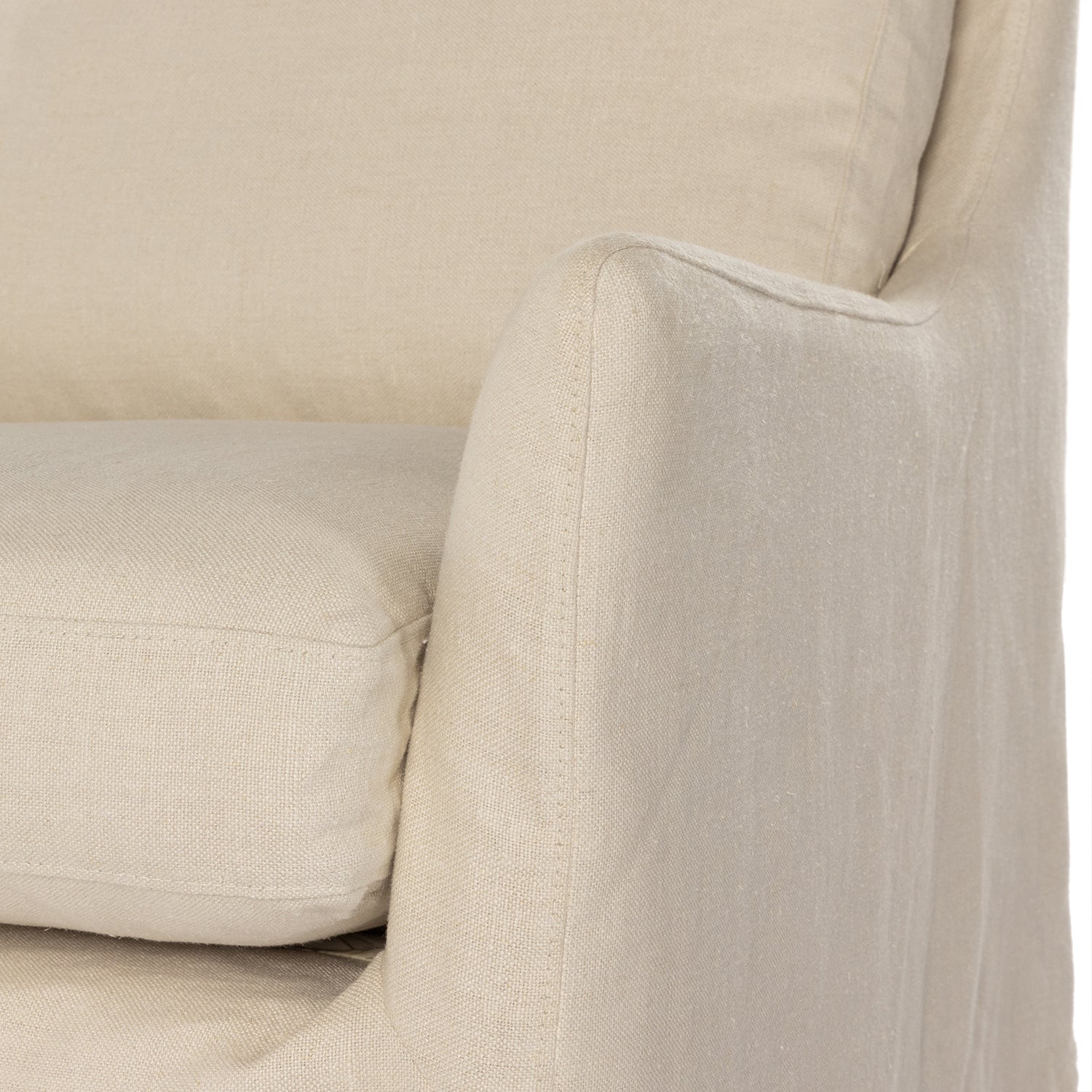 Four Hands Monette Slipcover Swivel Chair