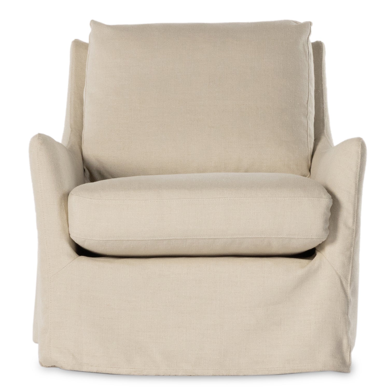 Four Hands Monette Slipcover Swivel Chair