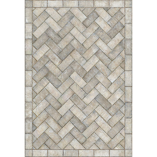 Herringbone - Grand Illumination Vinyl Floorcloth