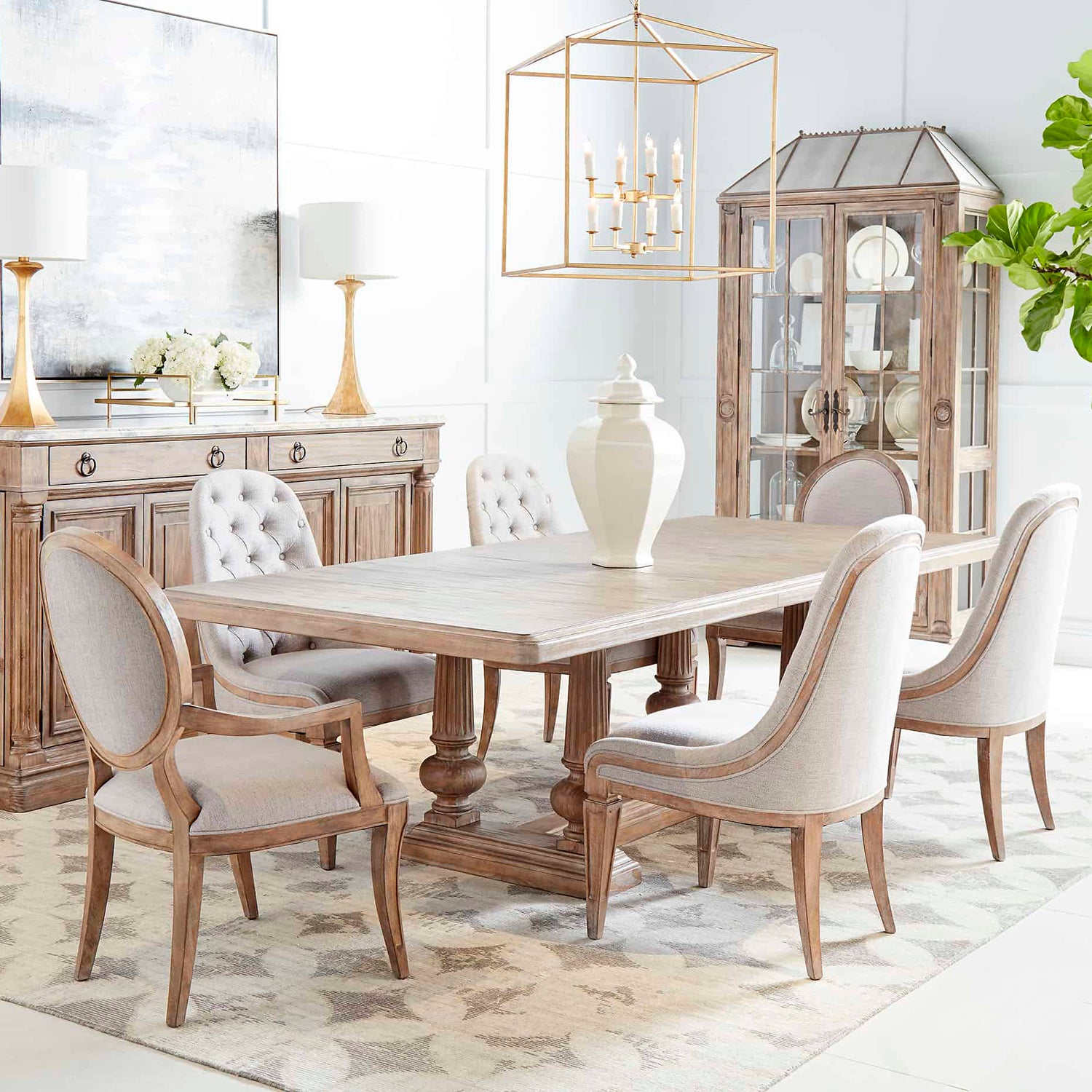 A.R.T. Furniture Architrave Oval Arm Chair Set Of 2