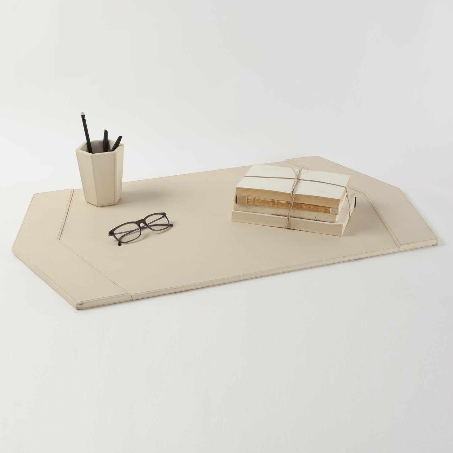 Global Views Tiffany Leather Desk Blotter