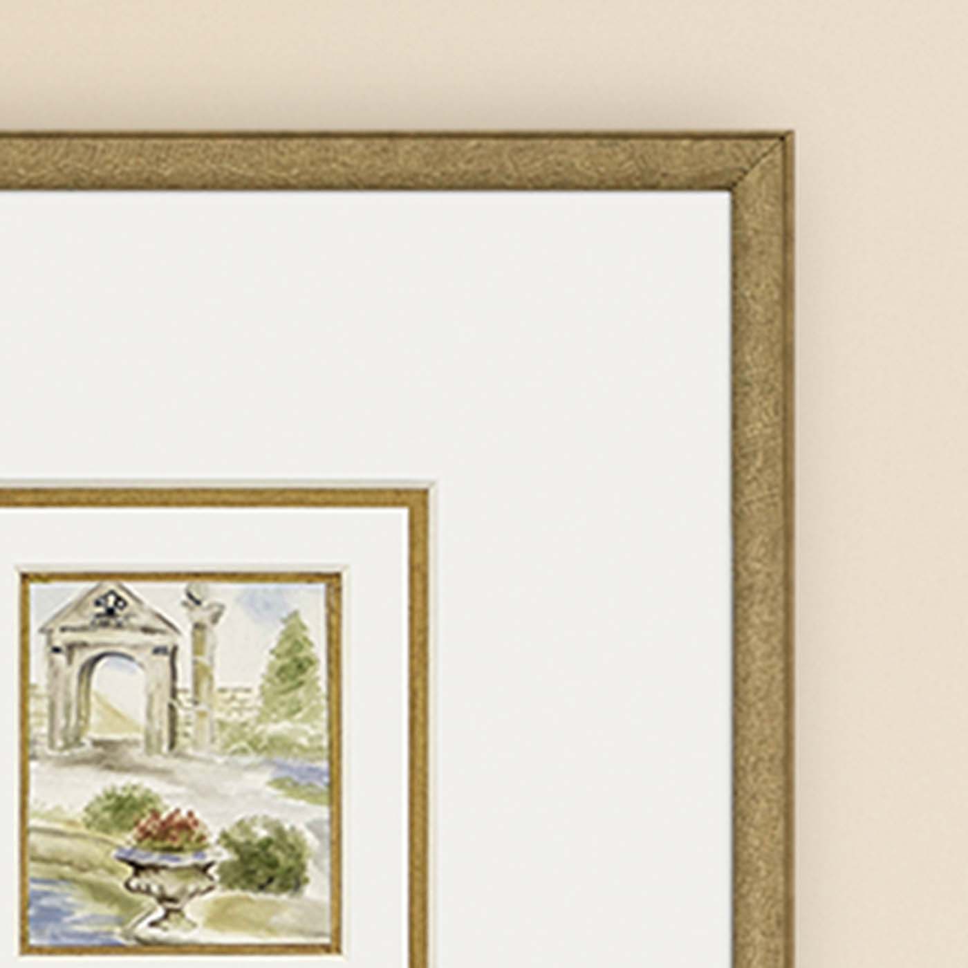 Jardine Fountains I Framed Art Set of 4