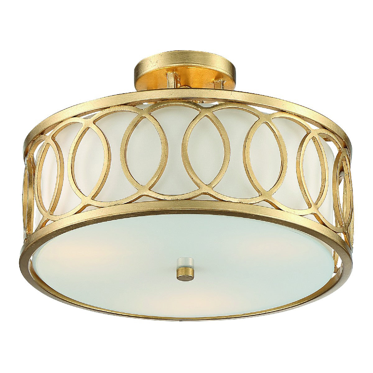 Libby Langdon for Crystorama Graham Semi Flush Ceiling Mount