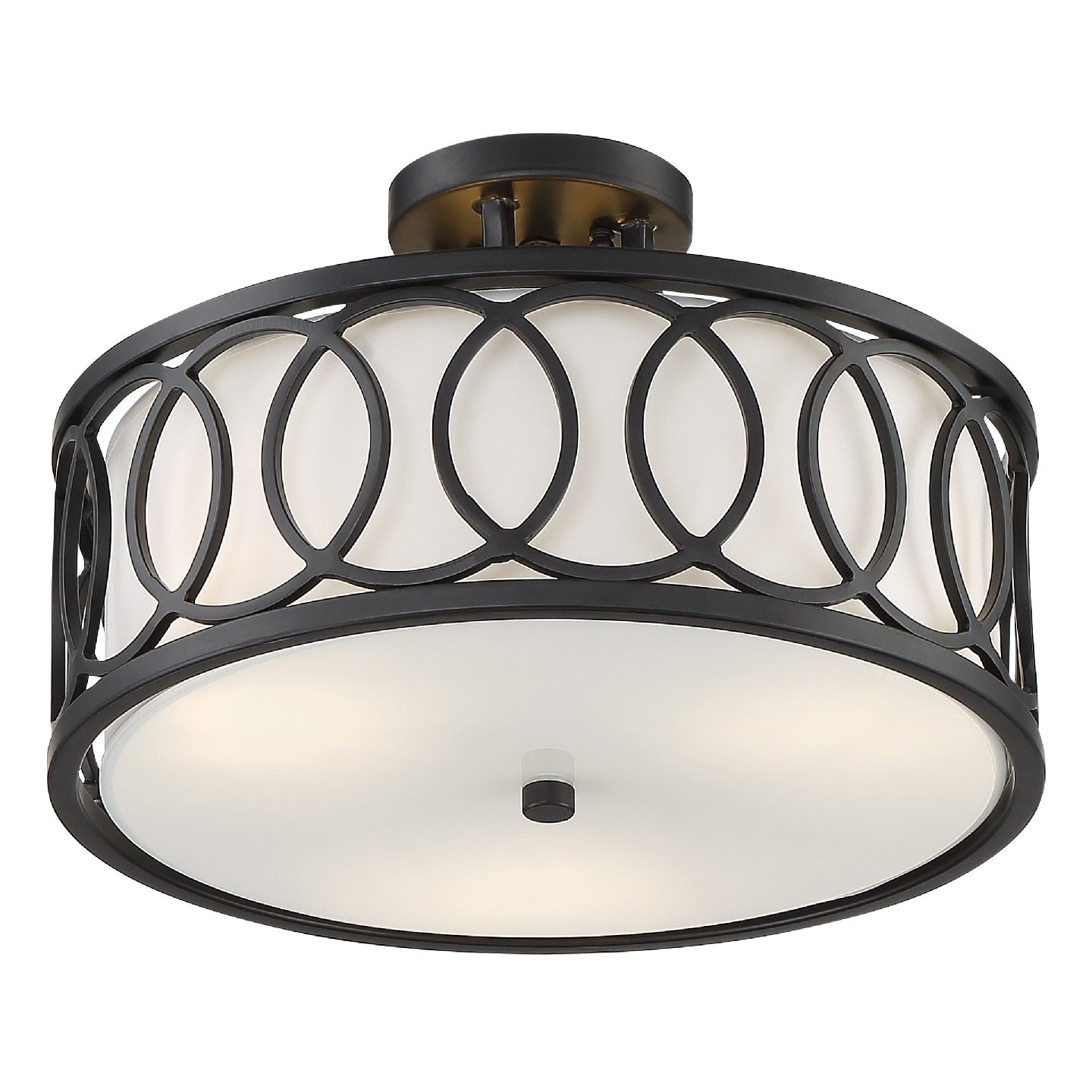 Libby Langdon for Crystorama Graham Semi Flush Ceiling Mount