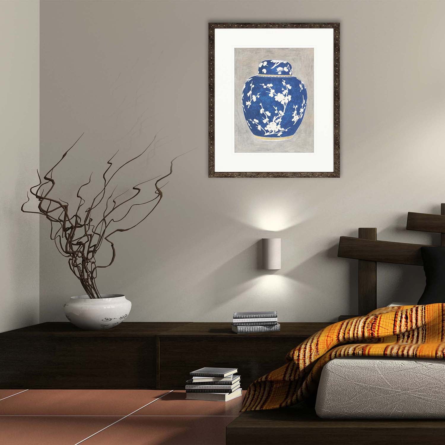 Vision Studio Ginger Jar I Framed Art