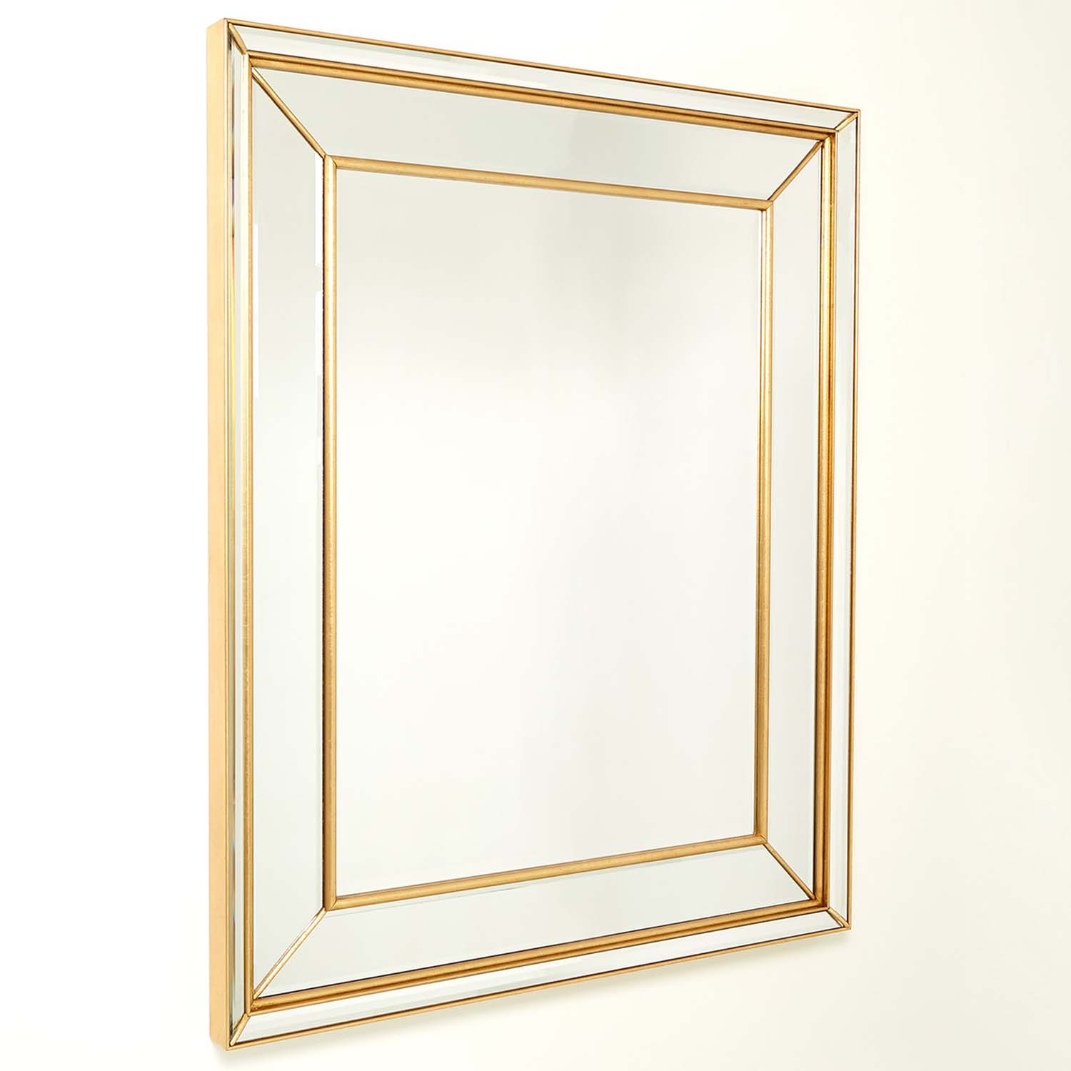 Global Views Bevel on Bevel Wall Mirror